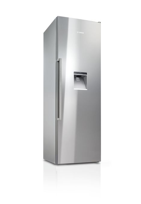 Free-standing upright freezer