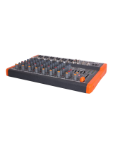 IbizaMX801 Table de Mixage Musique 8 USB Noir