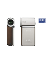 Sony HDR-TG3E Omistajan opas