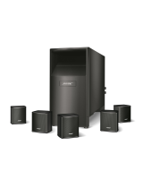 Bose acoustimass 10 series v home theater speaker system Instrukcja obsługi