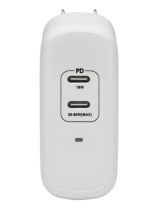 Tripp Lite68W Compact 2-Port USB-C Wall/Travel Charger - GaN Technology, USB-C Power Delivery 3.0