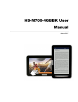 Hip Street HS-M700 4GBBK User manual