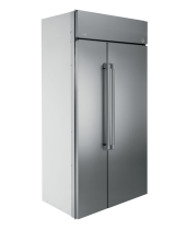 GE CSB42WSKSS Cafe 29.6 Cu. Ft. Stainless Steel Side-By-Side Refrigerator User manual