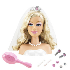 Barbie Wedding Day Sparkle Styling Head