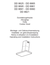 Aeg-Electrolux DD8861-M/CH Handleiding
