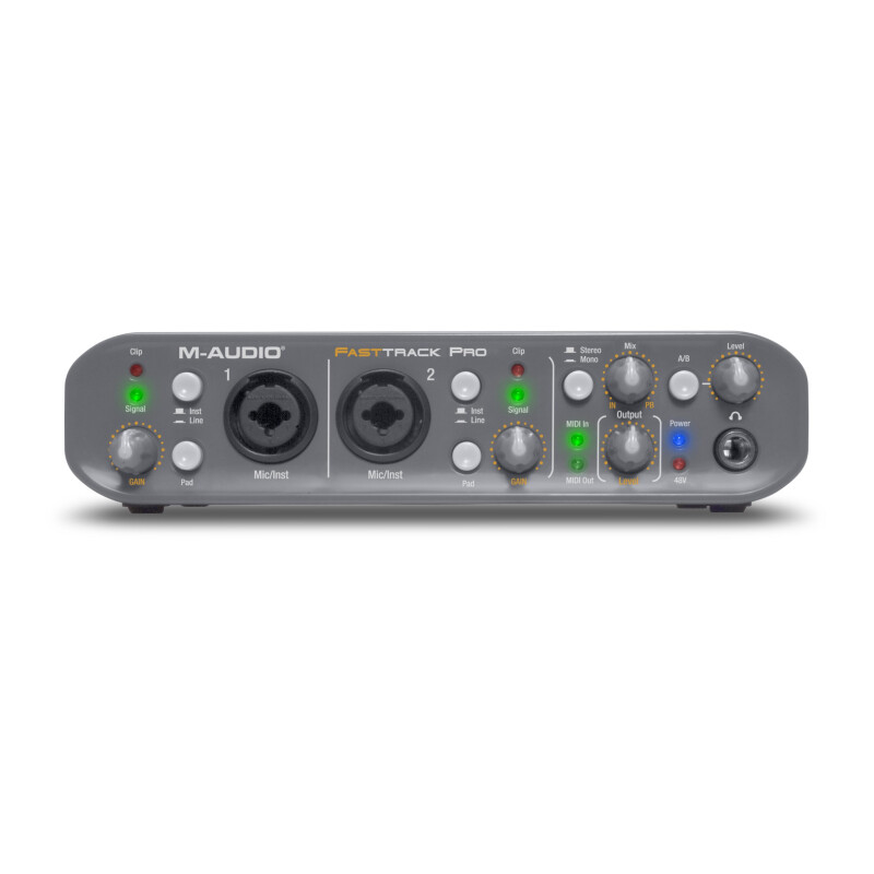 Fast Track Pro 4 x 4 Mobile USB Audio/MIDI Interface with Preamps