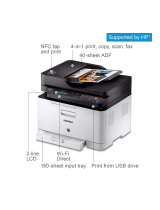 HP Samsung Xpress SL-C483 Color Laser Multifunction Printer series Användarmanual