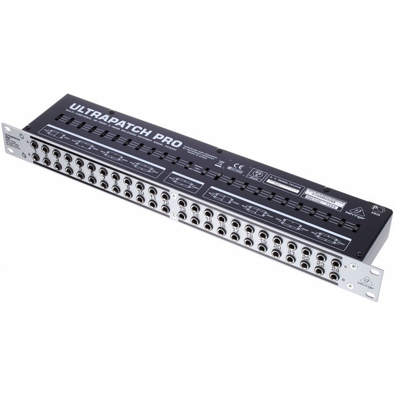 Multi-Functional 48-Point 3-Mode Balanced Patchbay