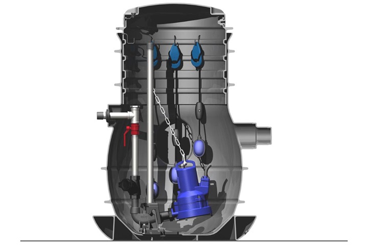 Submersible Grinder Pump Type ABS Piranha S10 - PE125