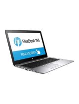 HP EliteBook 755 G3 Notebook PC Manual do usuário