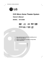 LG LX-D2230A Owner's manual