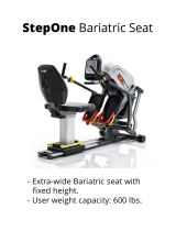 SCIFIT StepOne - Bariatric Seat El manual del propietario