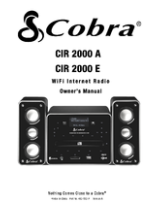 Cobra Electronics CIR2000 User manual