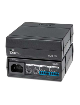 Extron electronics BUC 202 User manual