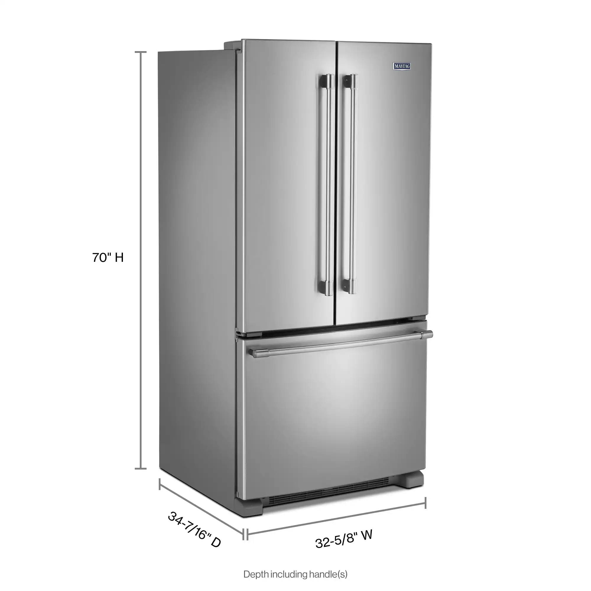 MBF2254HEW - 22.1 cu. Ft. Bottom-Freezer Refrigerator