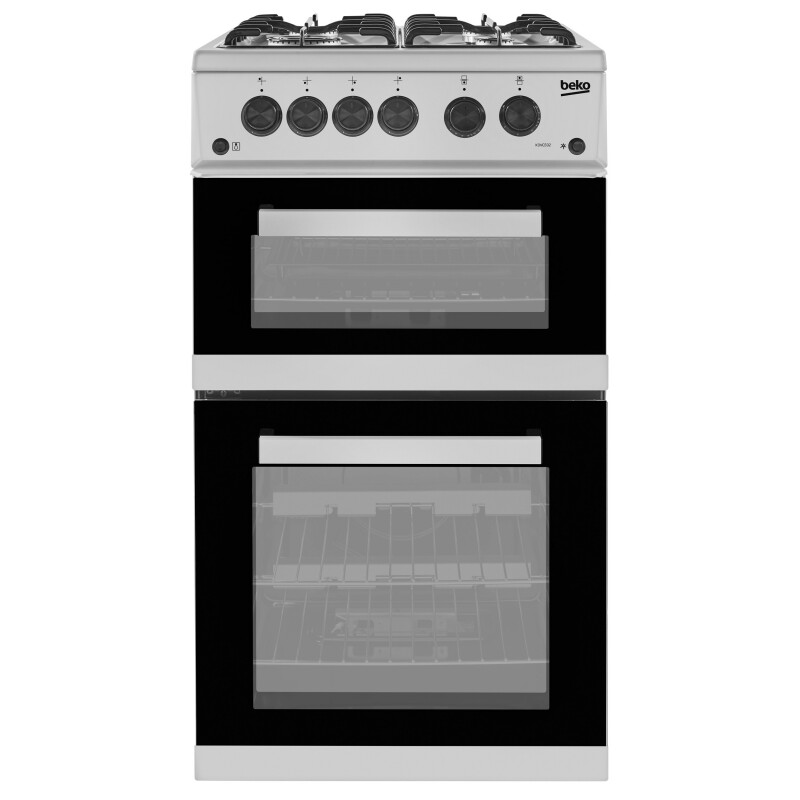 KDVG592W 50cm Double Oven Gas Cooker