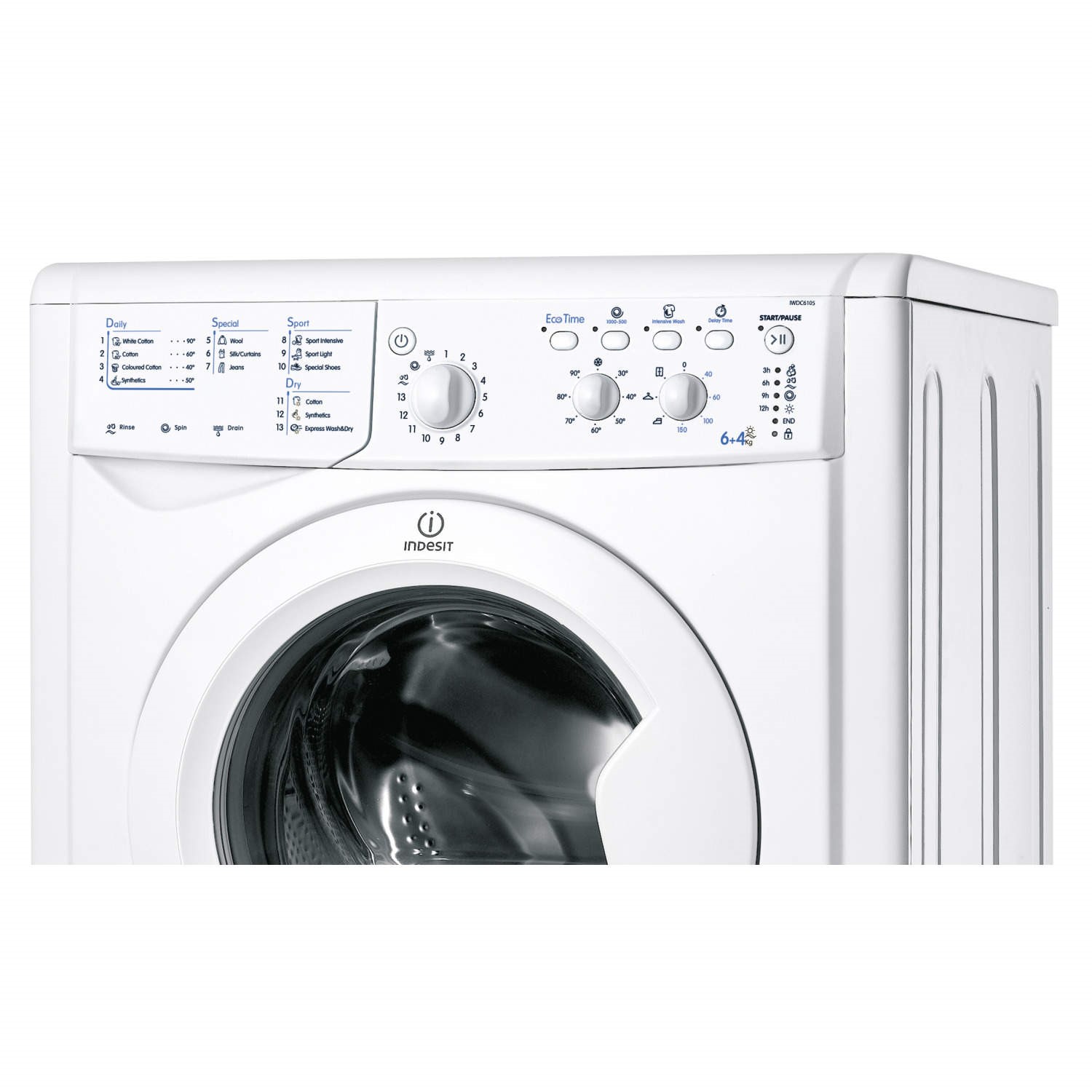 IWDC6125S 6KG / 5KG 1200 Spin Washer Dryer