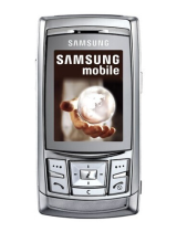 Samsung SGH-D840 Bruksanvisning