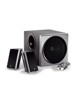 Logitech2 1 stereo speaker system