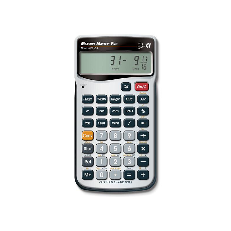 Measure Master Pro Calculator 4020