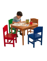 KidKraftNantucket Table & 4 Primary Chairs