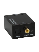 VITALToslink-to-RCA Analog Audio Converter