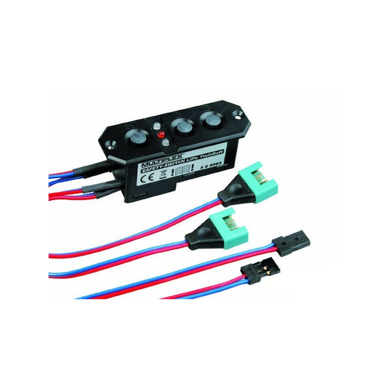 SAFETY-SWITCH LiPo TwinBatt