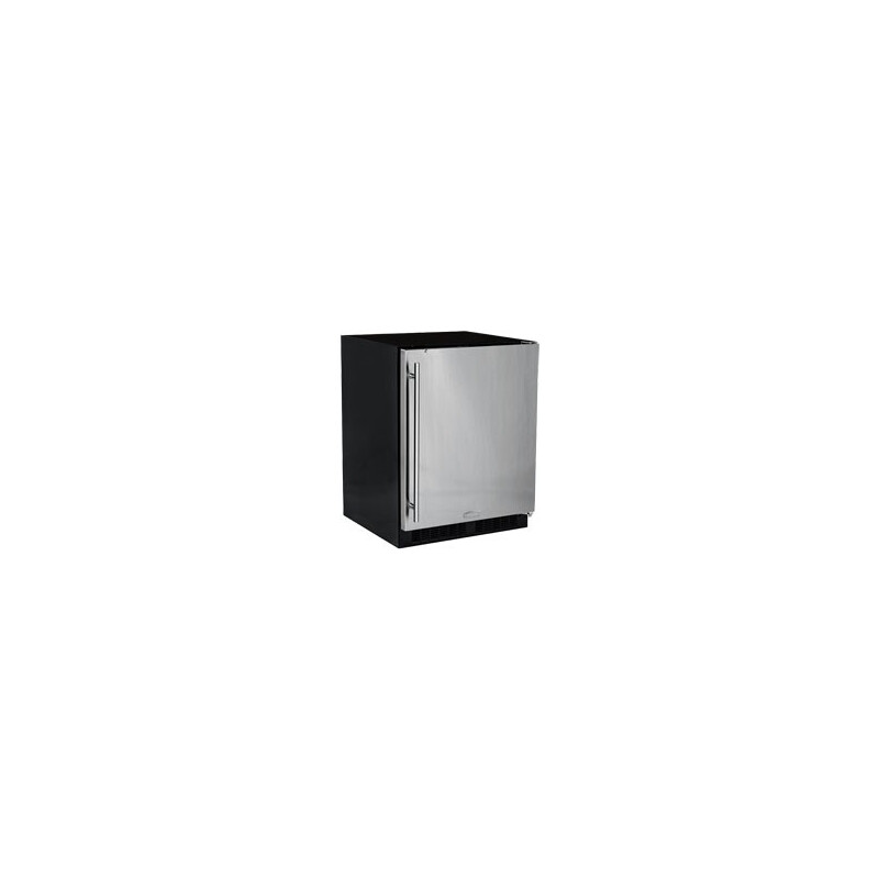 Built-In Refrigerator - Black Cabinet and Stainless Steel Door