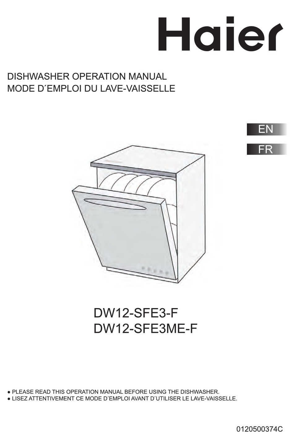Dishwasher DW12-SFE3-F