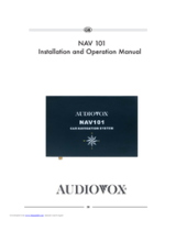 AudiovoxNAV101 - NAV 101 - Navigation System