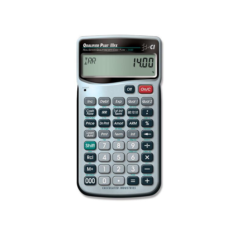 Qualifier Plus IIIfx Calculator 3430