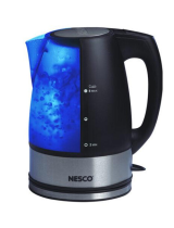 Nesco Electric water kettle Manual de usuario