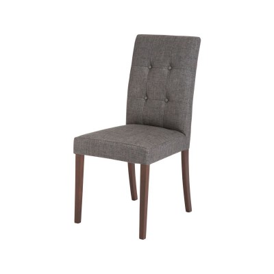 Collection Adaline Pair of Oak Effect Dining Chairs