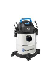 VacmasterMVOA407s | 4g stainless wet/dry vac
