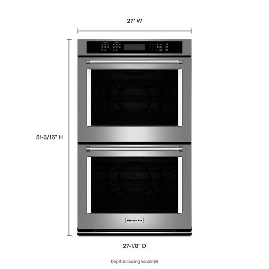 W10643471B Built-In Electric Single and Double Ovens
