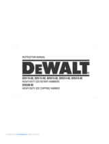 DeWalt D25112K User manual