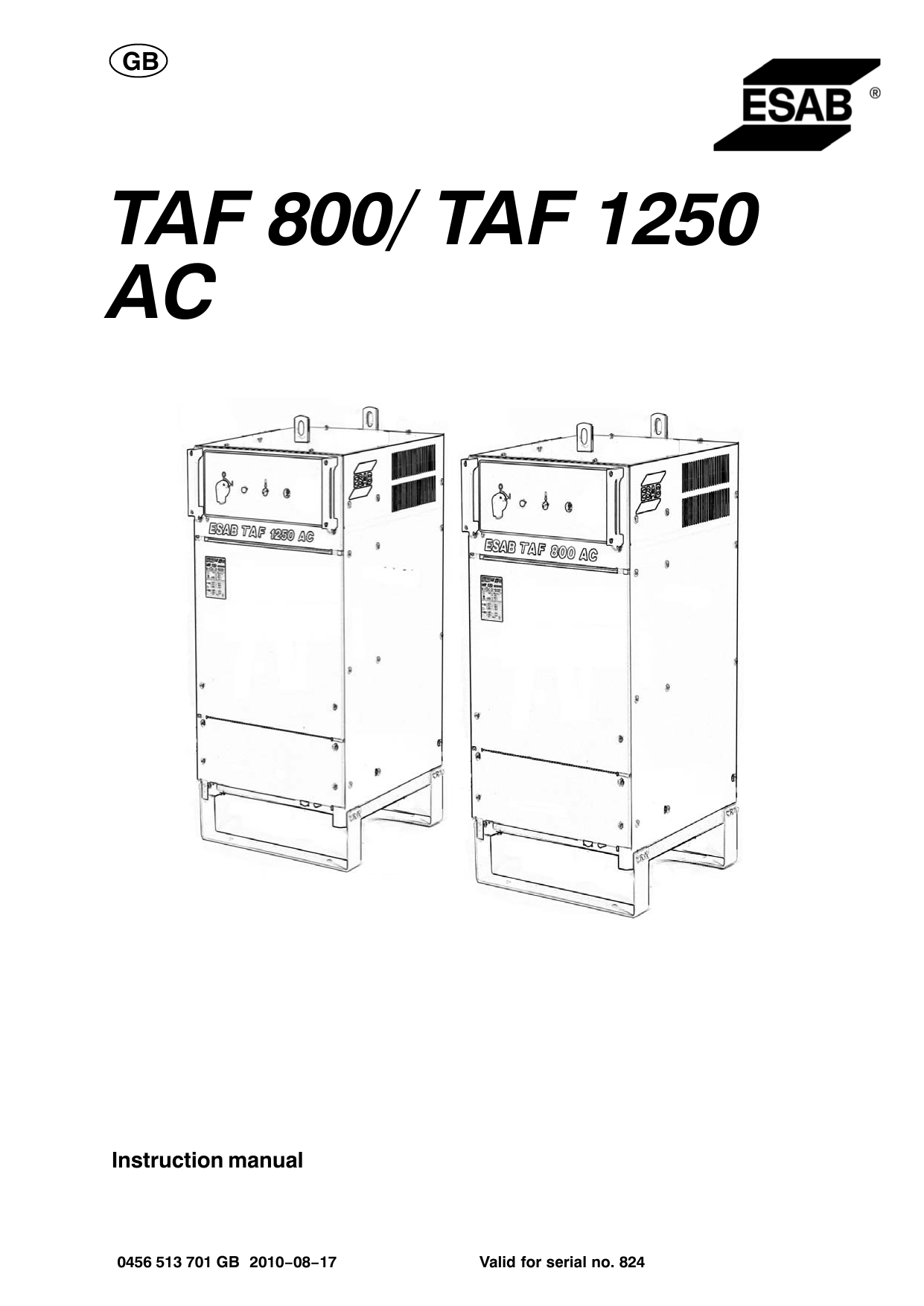 TAF 800 / TAF 1250