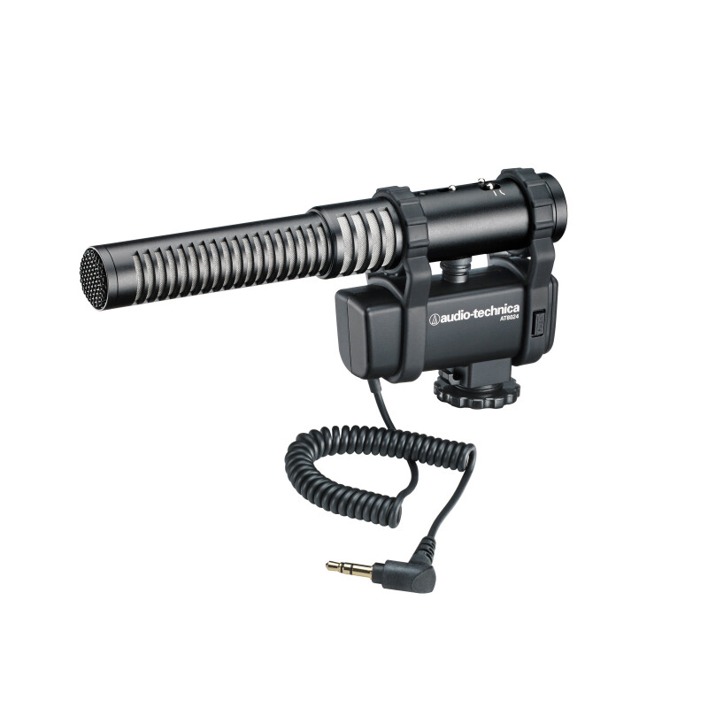 AT8024 Mono/Stereo Camera Mount Shotgun Microphone