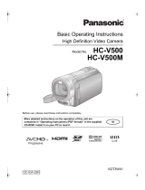 Panasonic HCV10EP Operating instructions