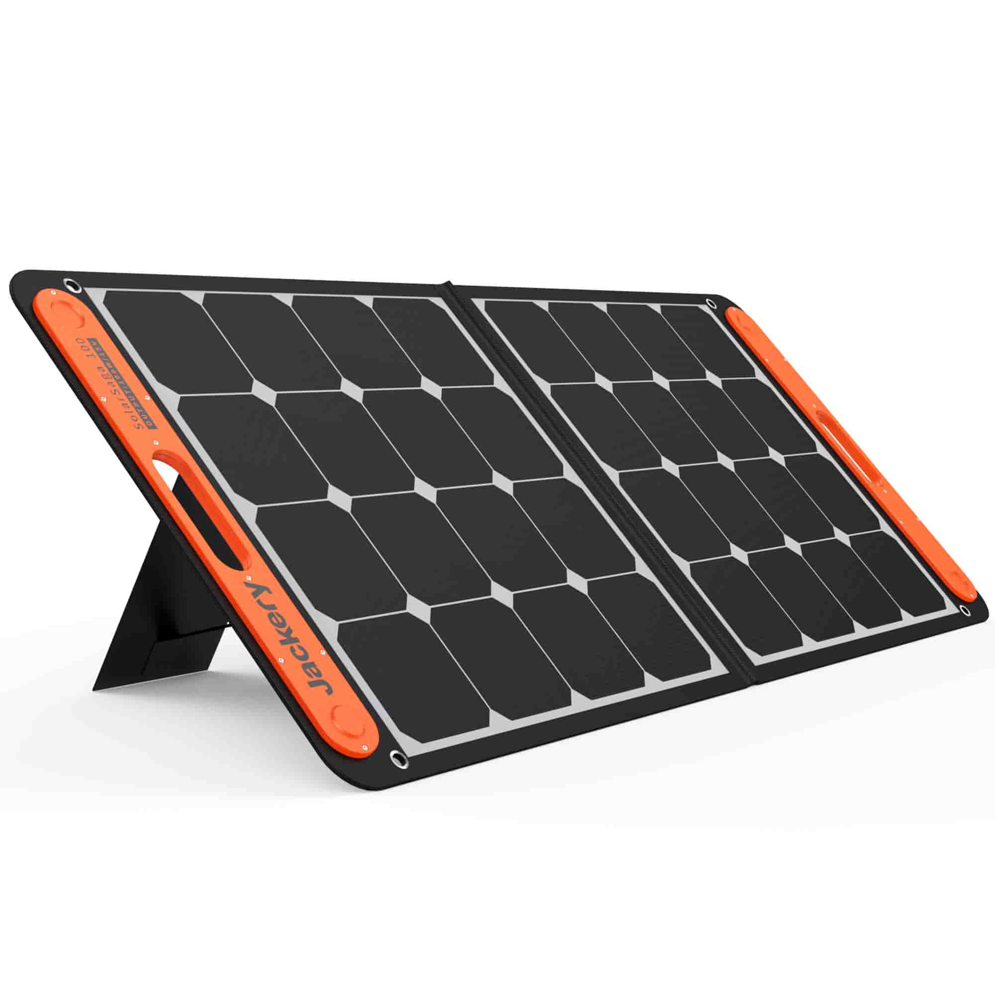 Jackery SolarSaga 100W Portable Solar Panel for Explorer 160/240/500/1000 Power Station, Foldable US Solar Cell Solar Charger
