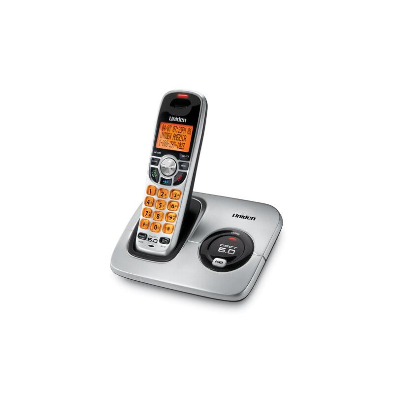 5 Handset DECT 6.0 Expandable Cordless Telephone with Caller ID/Call Waiting & Handset Speakerphone