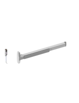 Hagerco4600 Series Narrow Stile Concealed Vertical Rod - Grade 1 Concealed Vertical Rod
