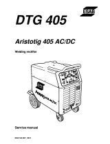 ESAB DTG 405 User manual