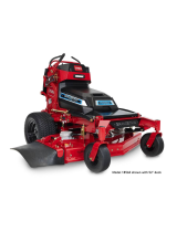 Toro GrandStand Mower, With 122cm TURBO FORCE Cutting Unit User manual