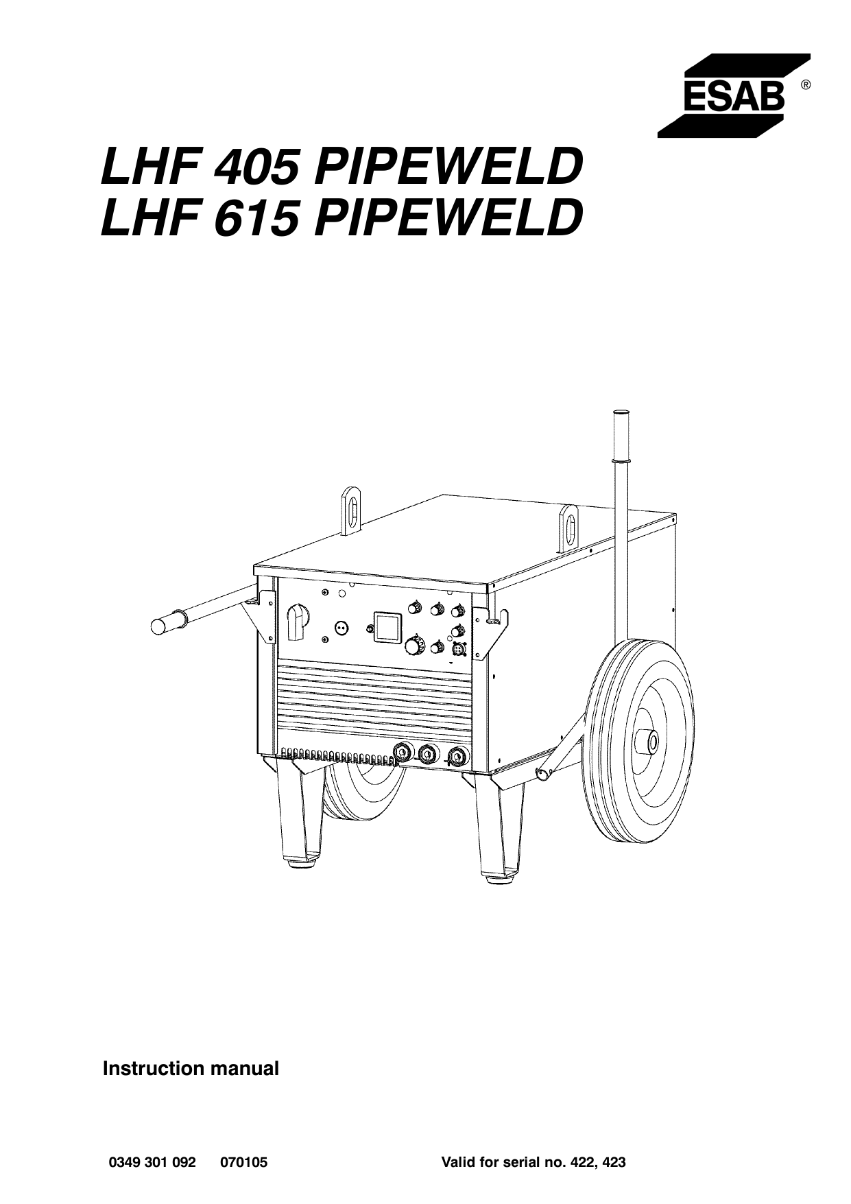 LHF 405 Pipeweld, LHF 615 Pipeweld