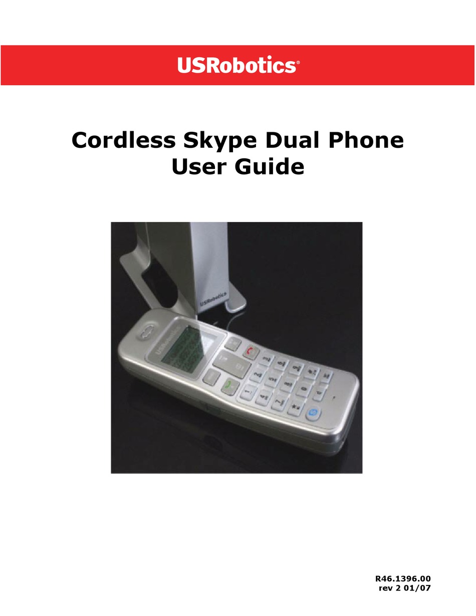 Cordless Skype Dual Phone