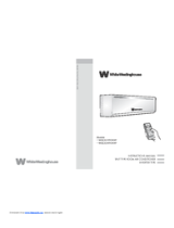 White-Westinghouse WASE12C2ABLW User manual