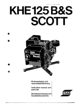 ESAB KHE 125 B&S SCOTT User manual