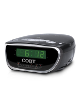 CobyCDRA147 - Digital AM/FM Dual Alarm Clock Radio/CD Player
