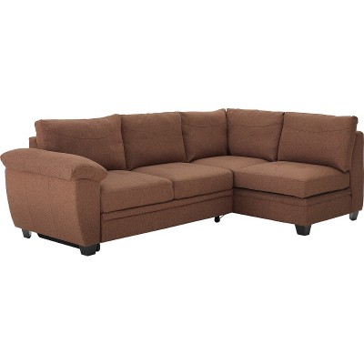 Collection Fernando Leather Right Corner Sofa Bed